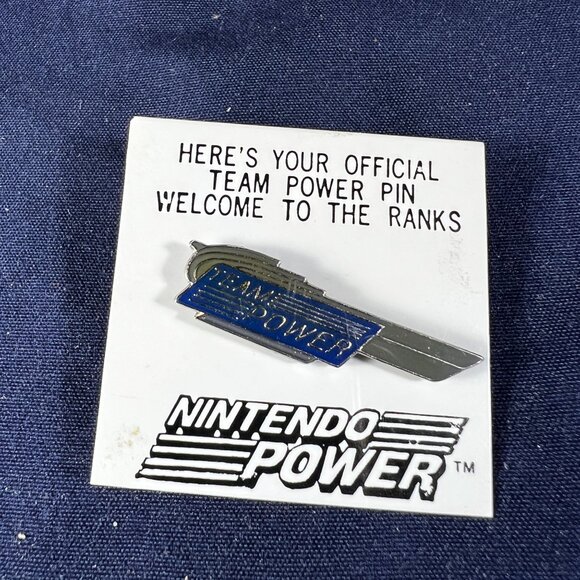 Nintendo Jewelry - Nintendo Power Team Power Pin Collectible - Official Welcome To The Ranks